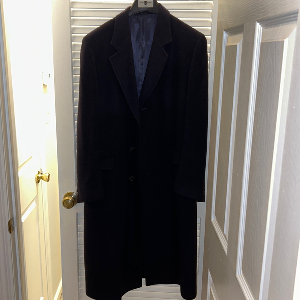 Men’s Lord & Taylor Navy Dress Coat